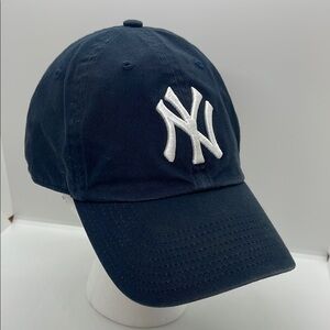 Anthropologie New York Yankees Blue and White Hat Timeless Cap